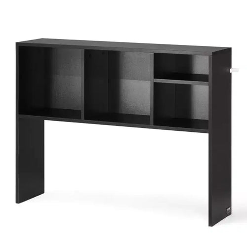 VIYET 29 1-Tier Desktop Bookshelf - Black, Anti-Slip Feet Pads